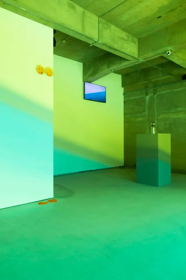 玉山拓郎 個展「Anything will slip off / If cut diagonally」展示風景、ANOMALY、東京、2021 撮影: 大町晃平 / Takuro Tamayama Solo Exhibition “Anything will slip off / If cut diagonally” Installation view, ANOMALY, Tokyo, 2021 Photo: Kohei Omachi