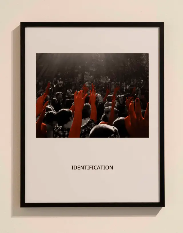 永田康祐《Découpage - IDENTIFICATION》 (2020) インクジェットプリント frame: H51xW39.5cm