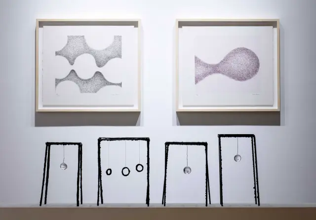 「ふりそそぐものたち – 2025」展示風景、ANOMALY、東京、2025 撮影：山本糾