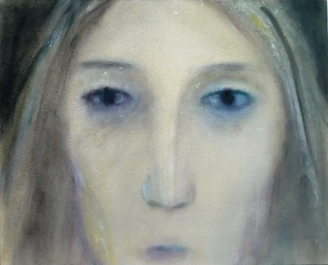 《Untitled》2012、キャンバスに油彩、H53xW65.2 cm