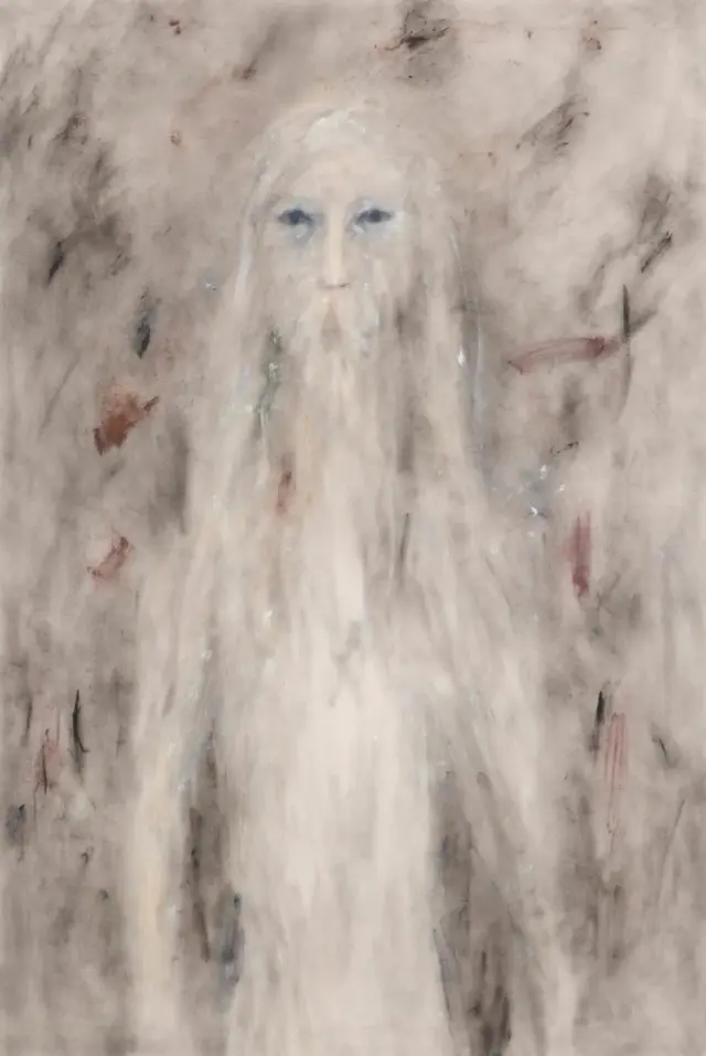 《Untitled》2012、キャンバスに油彩、H194×W130.3cm