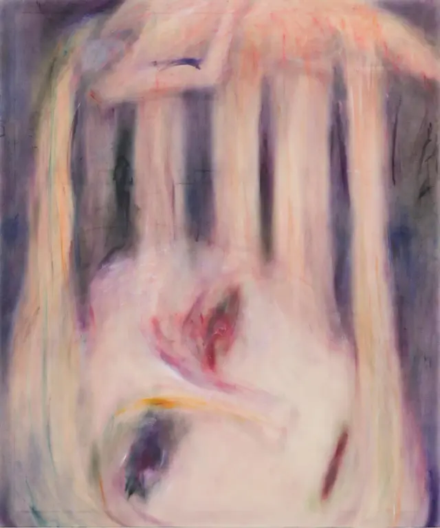 《Untitled》2017、キャンバスに油彩、H194xW162.3 cm