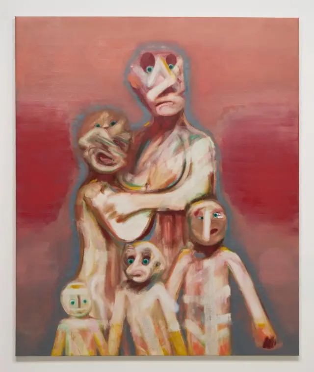 《Untitled》2025年、キャンバスに油彩、H194.5xW162.5cm
