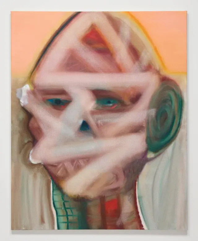 《Untitled (Zai no.1)》 2023年、キャンバスに油彩、H162.2xW130.5cm