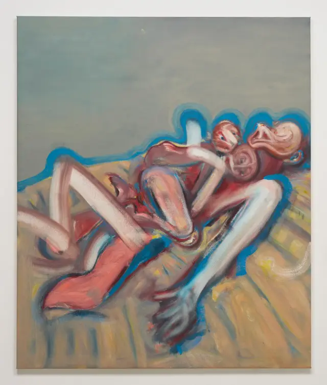 《Untitled》2025年、キャンバスに油彩、H194.5xW162.5cm