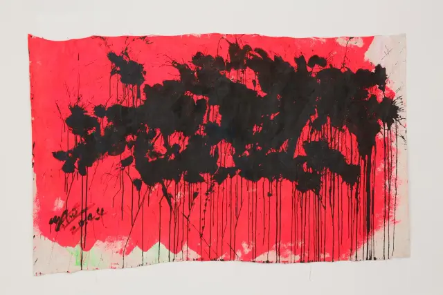 Red and Black on White, 2004