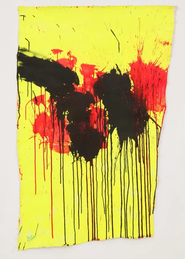 Red and Black on Yellow, 2014