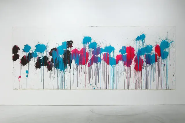 Houston My Love Blue & Pink & Black on White, 2012