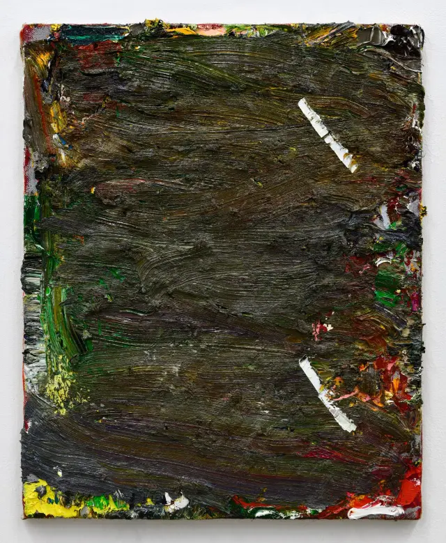 《Untitled》2020年、キャンバスに油彩、H115xW82cm