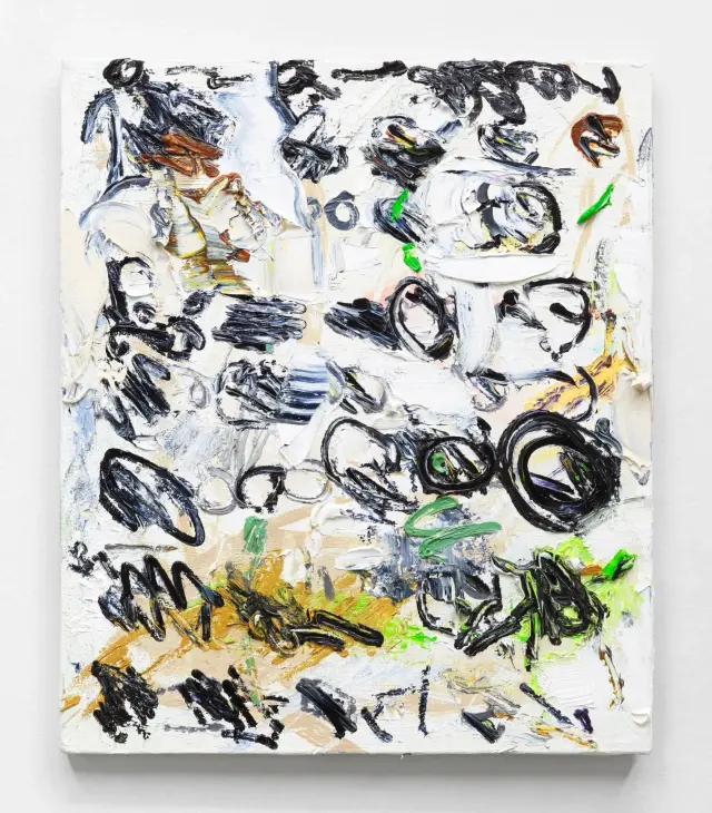 《14》2015-2016年、パネルに油彩、H54.3xW39.2cm