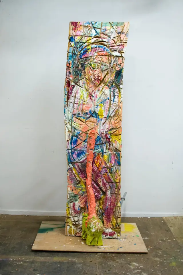 Relief with dog1 , 2013