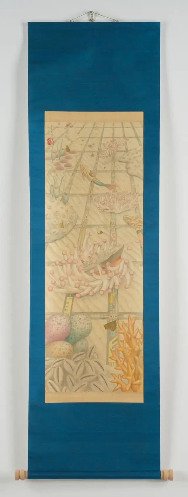 《海底遭難》 (1987) / Undersea Distress (1987) / H151xW44cm