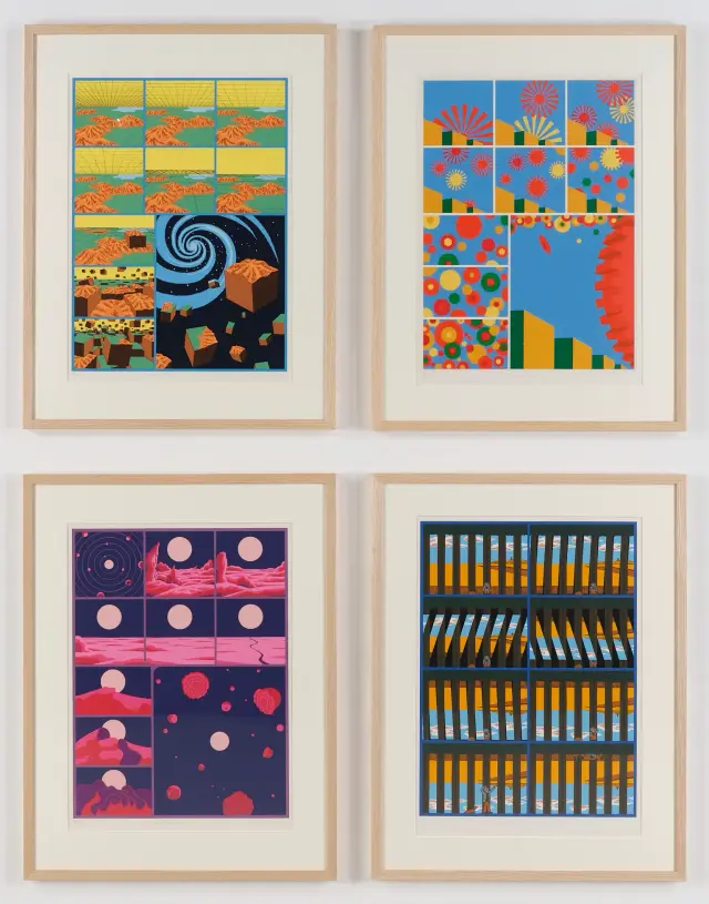 立石大河亞 版画作品 Silk screen on paper