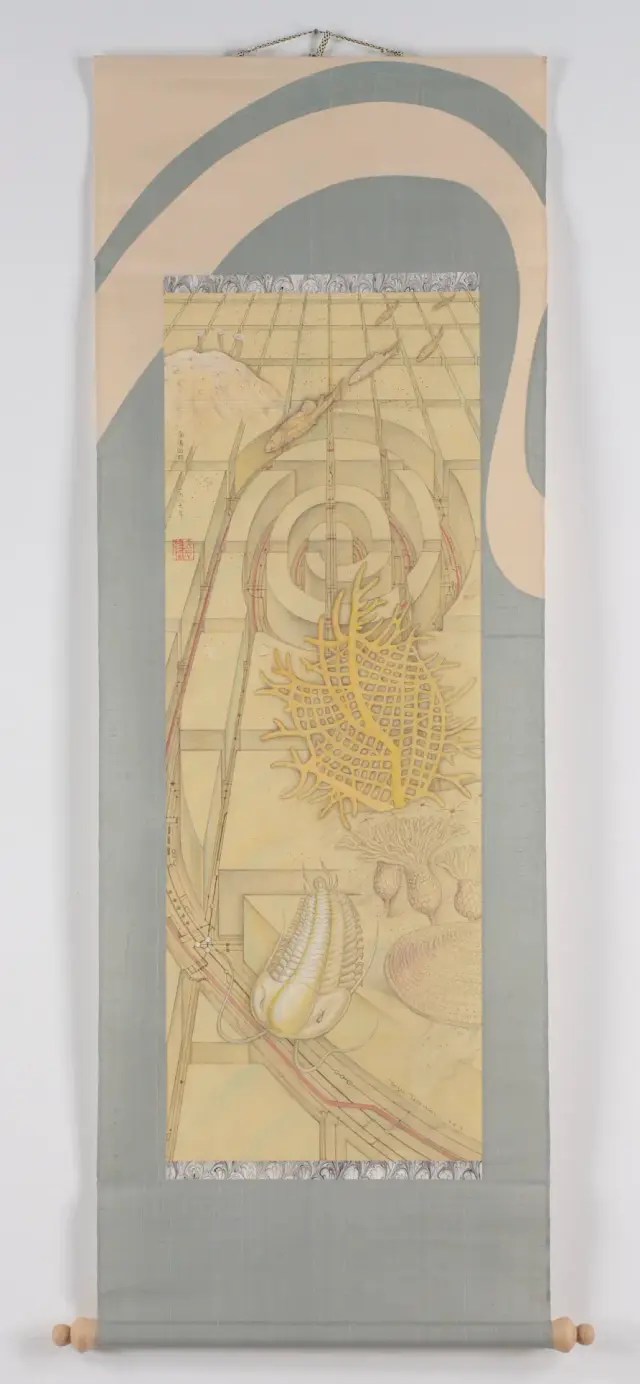 《海溝回路》 (1987) / Trench Circuit (1987) / H123xW47cm