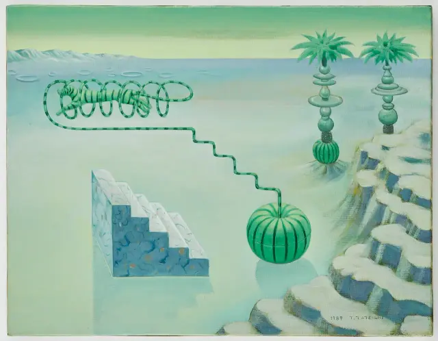《椰子と階段》 (1989) / Palm Tree and Stairs (1989)