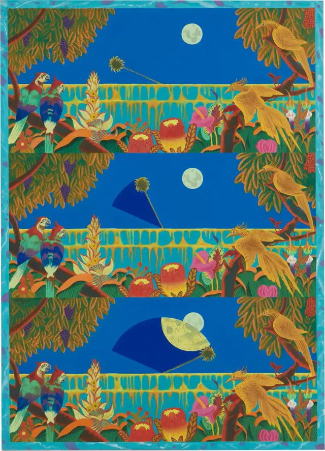 《Wiper in Jumgle》 (1975) キャンバスに油彩 / Wiper in Jumgle (1975) Oil on canvas, H166xW120cm