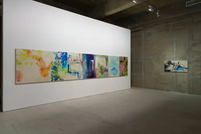 「欠片、植物、人の場所」展示風景、ANOMALY、東京、2024 撮影：長塚秀人