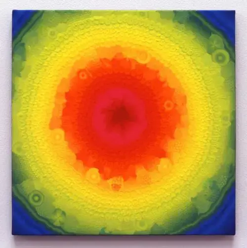 《無題》 Untitled (2007) / 紙にアクリル絵の具、パネル / Acrylic paint on paper mounted on panel