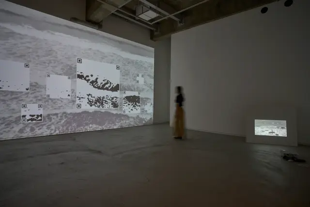 「不在大地」展示風景、ANOMALY、東京、2019年 撮影：三嶋一路