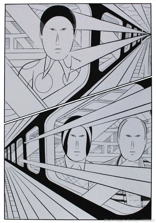 《トラベル》2010年、紙にシルクスクリーン、H84.2xW59.6cm