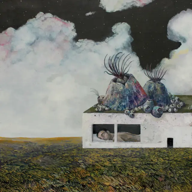 (ゆきとどいた)目線 scoop the black ・ 2020 ・ oil on canvas