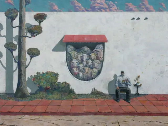 窓の粗筋 they make us invisible ・ 2021 ・ Oil on canvas