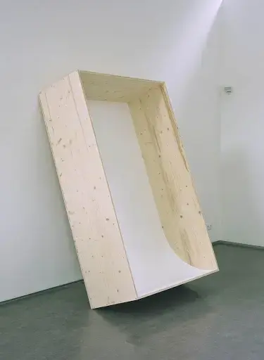 "untitled" plywood,paint, 190x120cx50m, 2005
