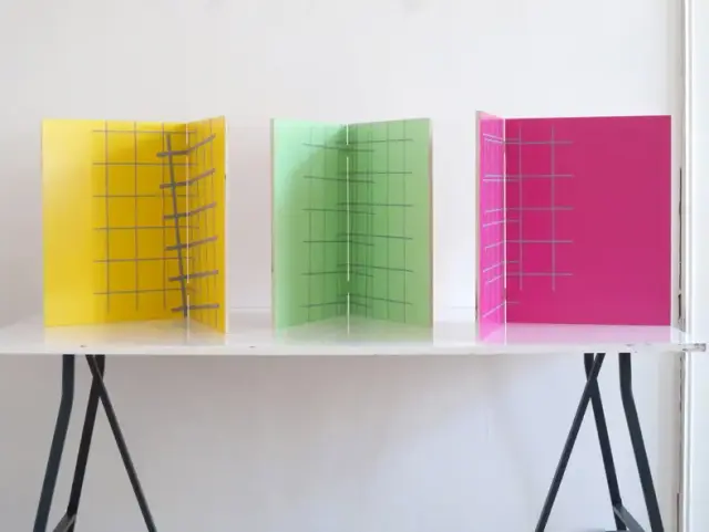 "Souvenir" Plywood, hinges, paint, Height 50 cm, 2013