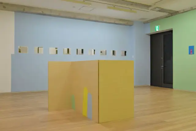 "CLK" Exhibition with Christian Hutzinger and Kazuna Taguchi, Installation view at Capsule/ Sunday, Tokyo, 2015