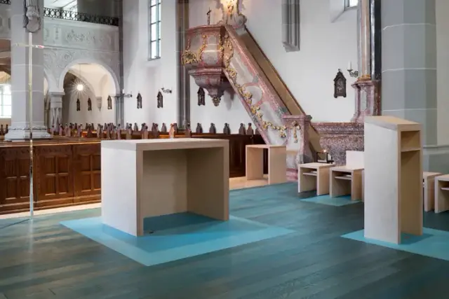 Commissioned work for the church of Schörfling am Attersee, Upper Austria, 2016