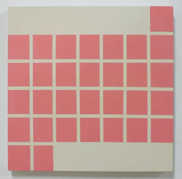 "everyday is sunday(31day)" 2006, acrylic on canvas, 30×30cm