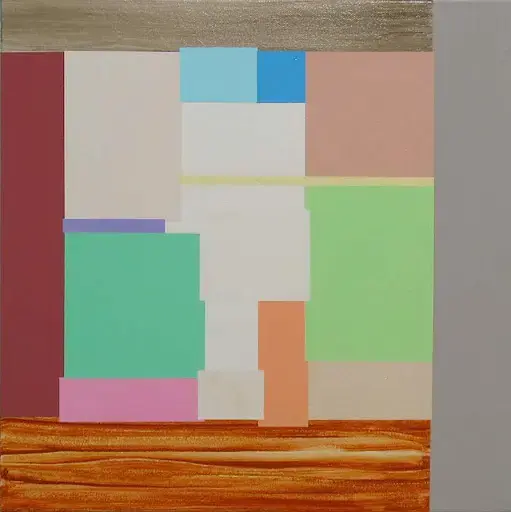 "untitled" 2005, acrylic on canvas, 38.5×38.5×5cm