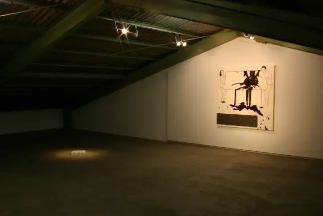 installation view “Picturegenic” 2007, Boice Planing