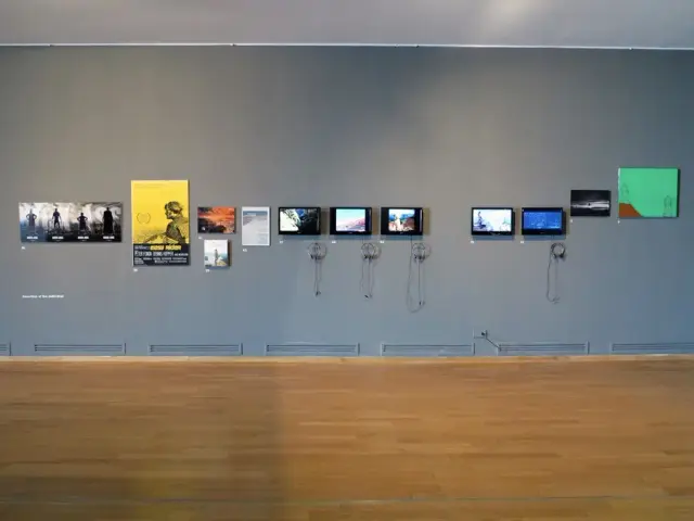 Installation view "the wanderer" 2015, Museum of Contemporary Art, Bucharest, Romania