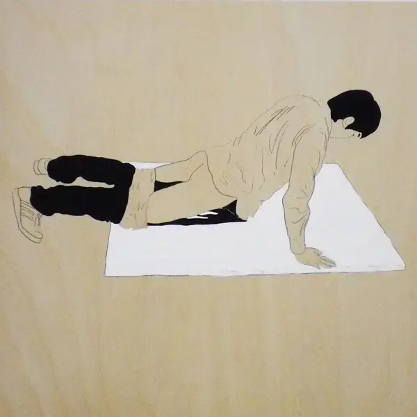 "I hate paintings" 2007, acrylic on board, 30×30cm (each)