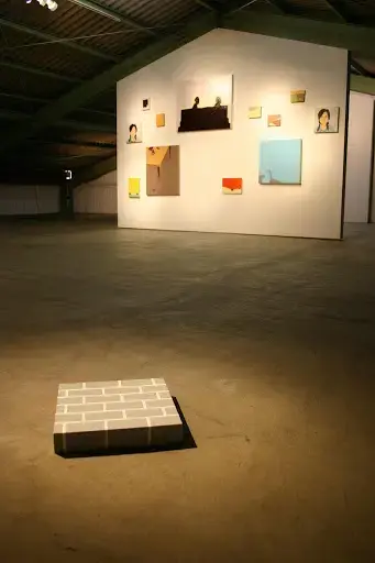 installation view “Picturegenic” 2007, Boice Planing