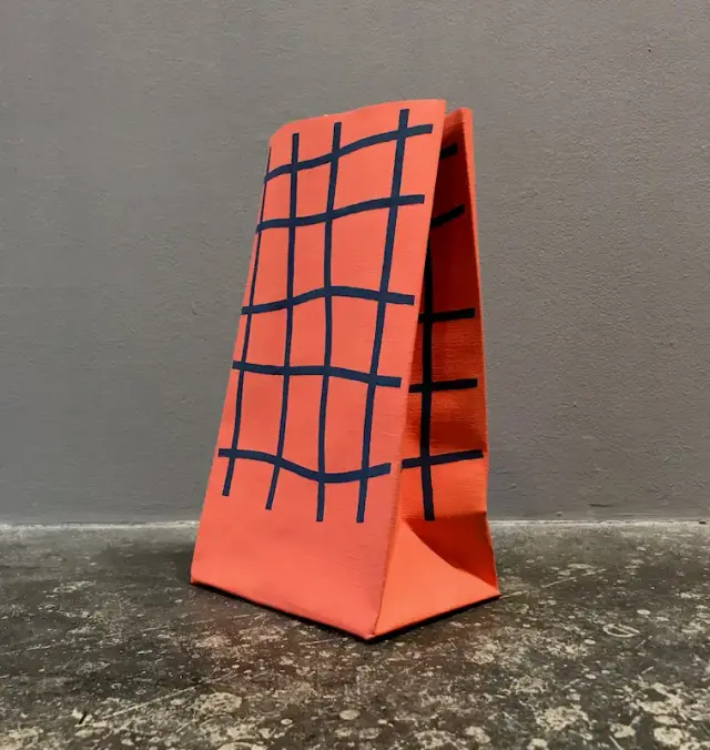 "Flatland" 2015, Acrylic on canvas, 26.5×15×10cm