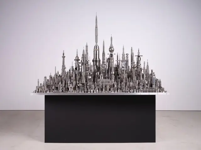榎忠「RPM-1200」展示風景、ANOMALY、東京、2020 撮影: 三嶋一路