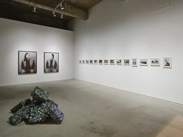 榎忠「RPM-1200」展示風景、ANOMALY、東京、2020 撮影: 三嶋一路