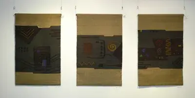 小松敏 染織 展